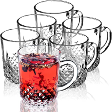 Crystal Clear Toughened Glass Tea...